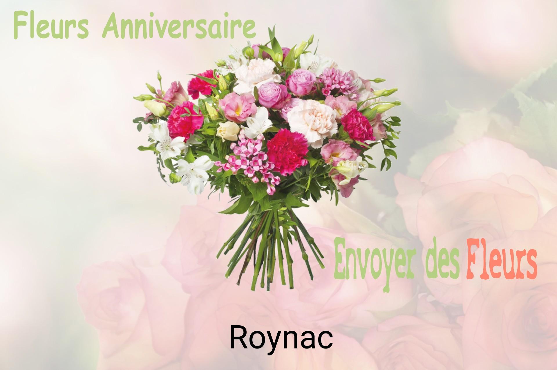 Bouquet de fleurs d’anniversaire livré à Roynac